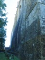 Massive stone walls